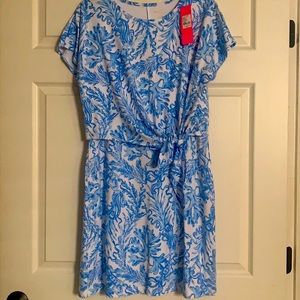 NWT blue and white Inka dress